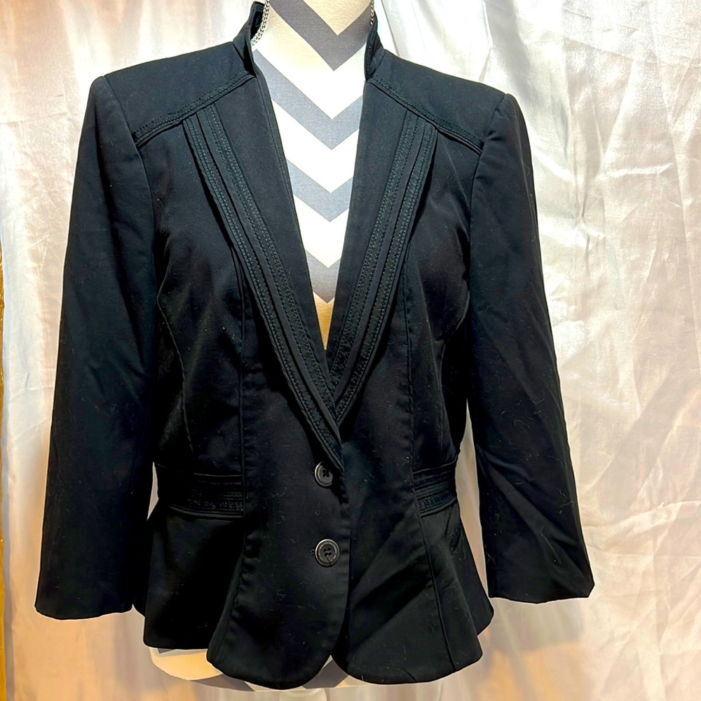 White House Black Market Black Blazer Jacket